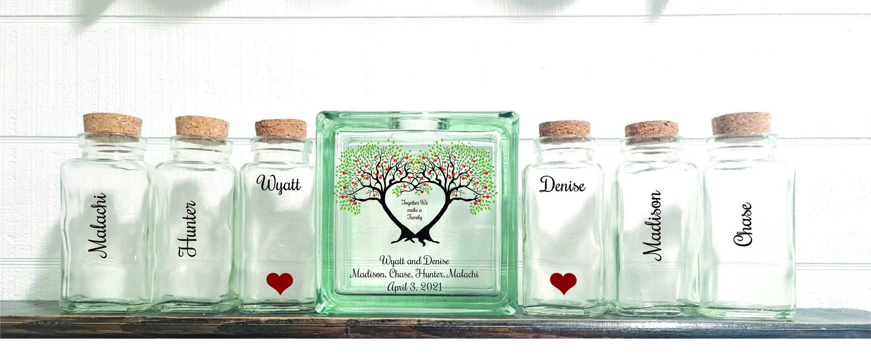 Together We Make A Family-Blended Family-Unity Ceremony-Sand Set-Tree-Tpuwus274