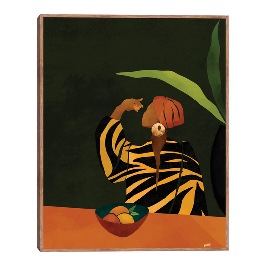 Isabelle By Bria Nicole Framed Canvas Wall Art: Green - Medium by World Market