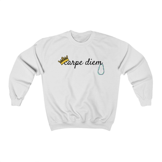 Carpe Diem Mardi Gras Unisex Heavy Blend Crewneck Sweatshirt - Seize The Day As Long Is Fat Tuesday