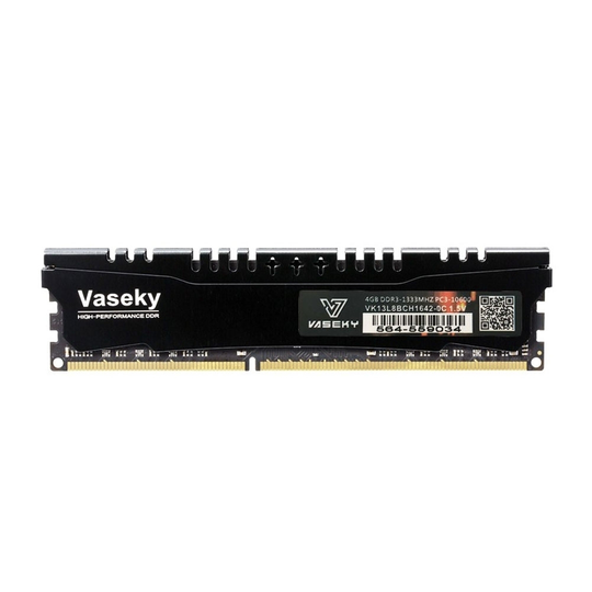 Vaseky Universal High Speed DDR3 4G/8G Memory RAM Module Computer Accessories - black, 4g1600
