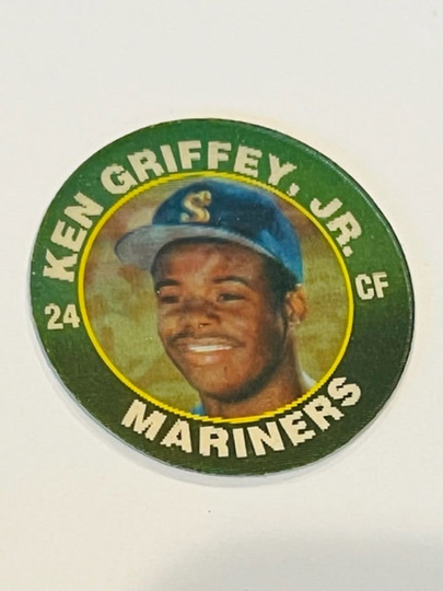 Ken Griffey Jr Score 1991 Pogs Slammer Milk Cap Game Poggs 3D Vtg 7-11 Coin Hof