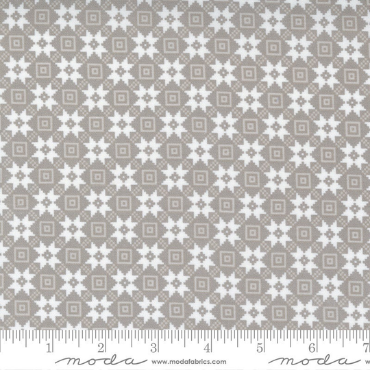 Christmas Morning - Bright Star Blender Quilt Block Farmhouse Dove Lella Boutique Christmas Fabric Cotton Quilting Fabric Moda