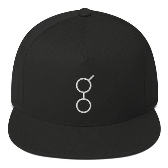 Golem Hat, Embroidered Flat Bill Snapback Cap, Crypto Gift