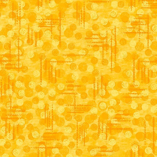 Medium Yellow Tonal Texture Blender Jot Dot Ii By Blank Fabrics 44 Inches Wide 100% Cotton Quilting Fabric Bq-9570-42