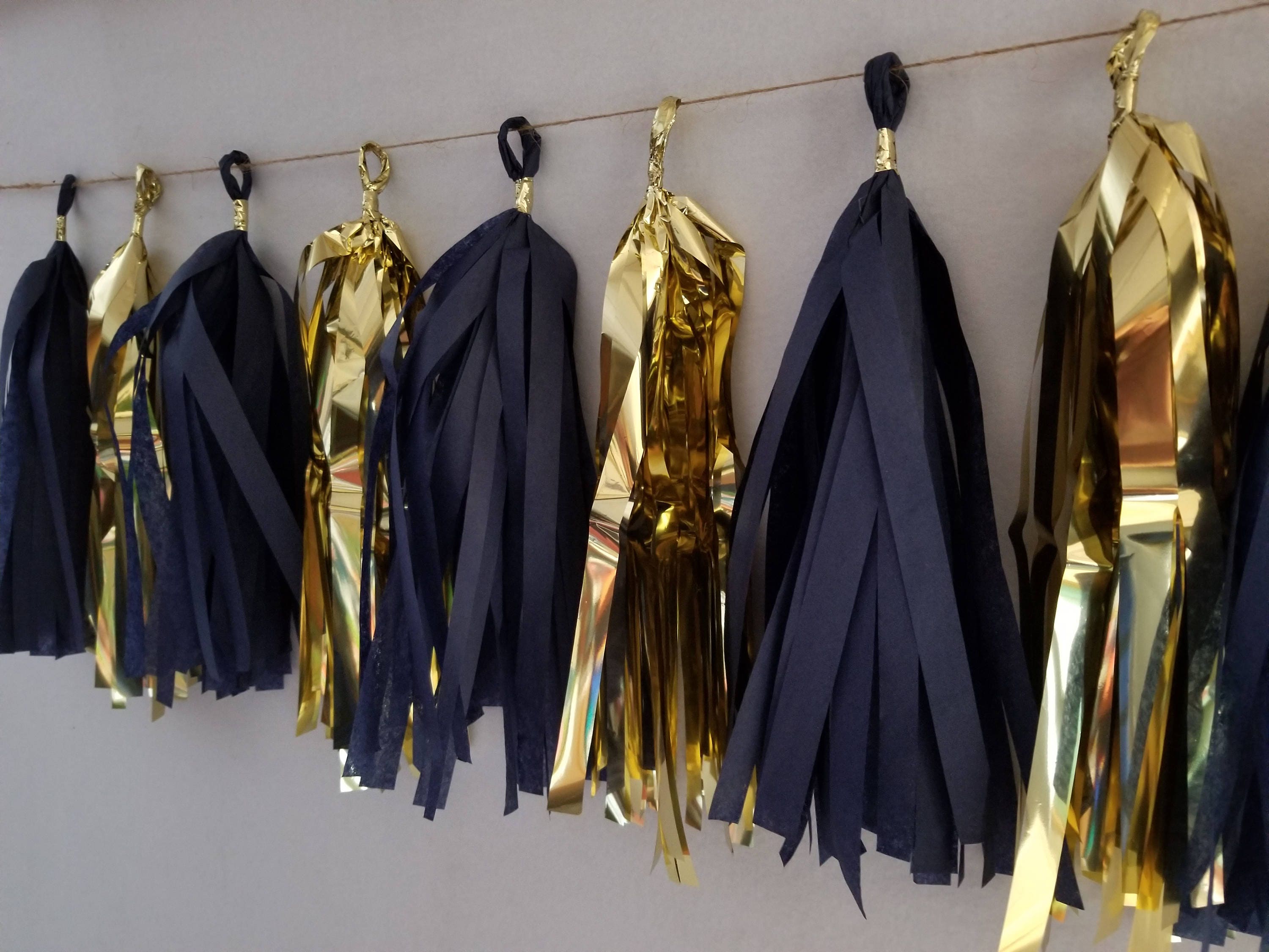 Los Angeles Rams 20 Tassel Tissue Paper Garland, La Football Party Decorations, Wedding Decor, Balloon Tassels, Banner