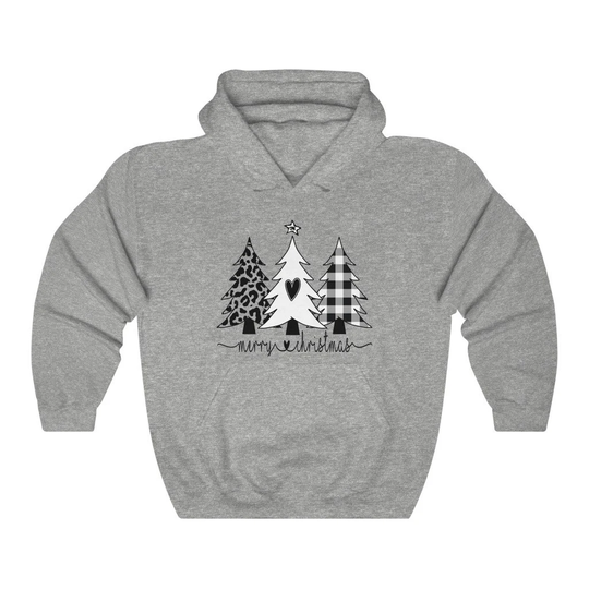 Christmas Tree Hoodie, Unisex Heavy Blend Hooded Sweatshirt
