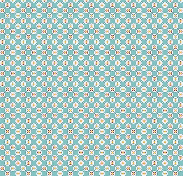 Cook Book Bubbles Cottage, Lori Holt For Riley Blake, 1/2 Yard - Cut Continuously, C11767-Cottage