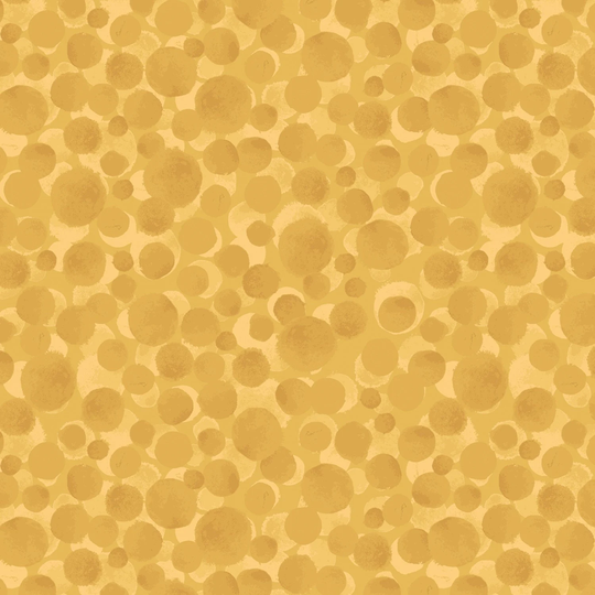 Blender Cotton Fabric By The Yard - Bumbleberries Custard Lewis & Irene Bb0293