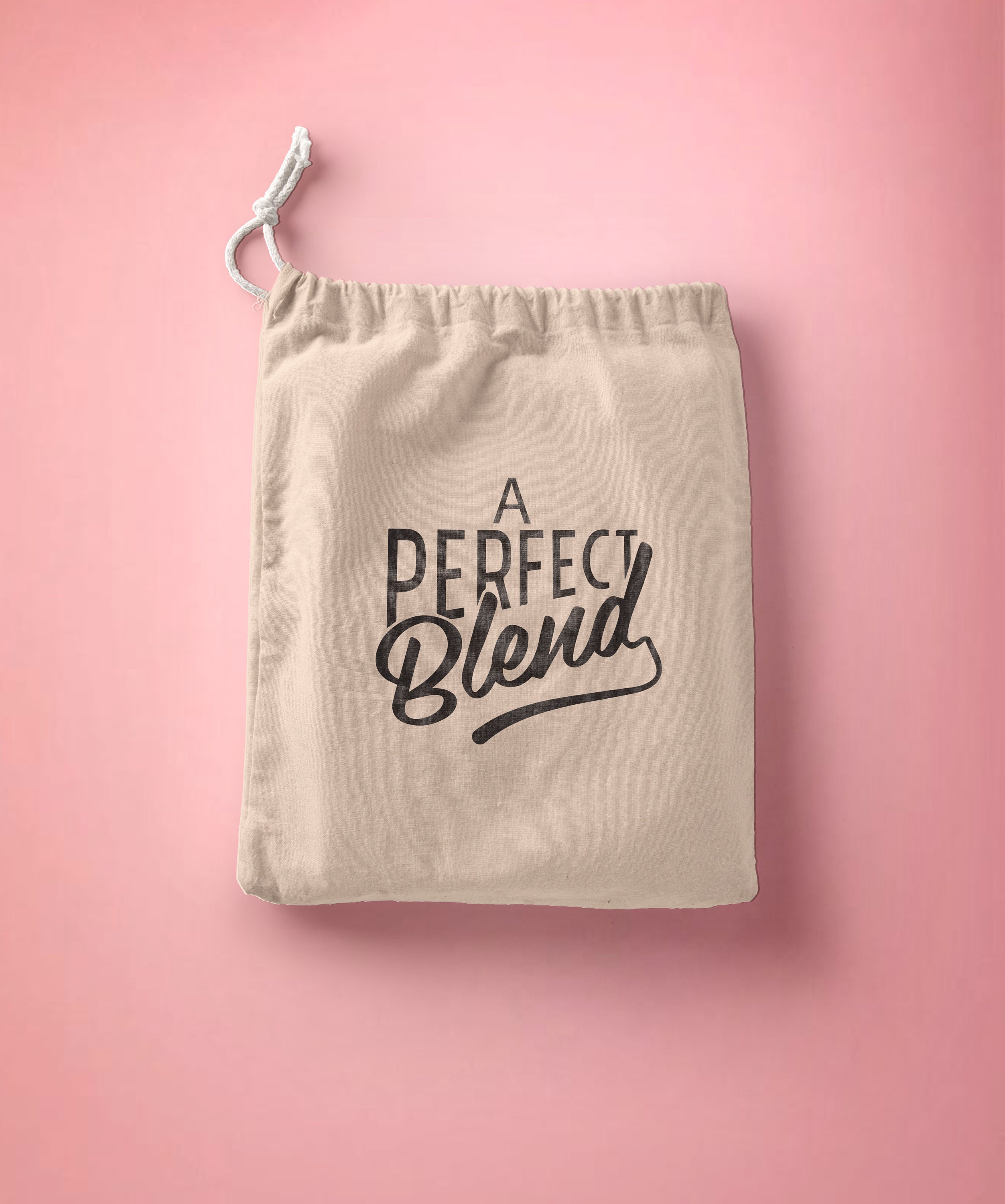 The Perfect Blend Favor Bag, Wedding Welcome Muslin Coffee Bean Gift Cloth Tea Bag Goodie Candy Shower Bachelorette Groomsmen