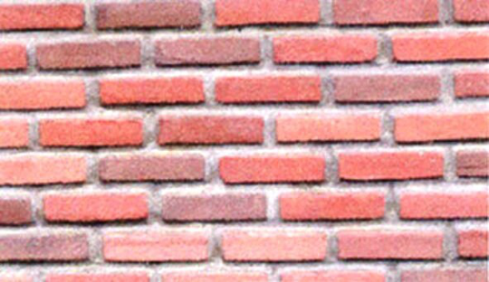 Dollhouse Miniature Red Blend Colored Bricks in 112 Scale | 325 Per Bag