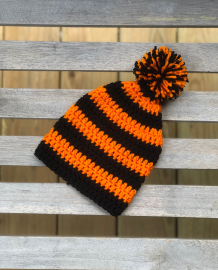 Baby Striped Stocking Style Halloween Hat/Photo Prop