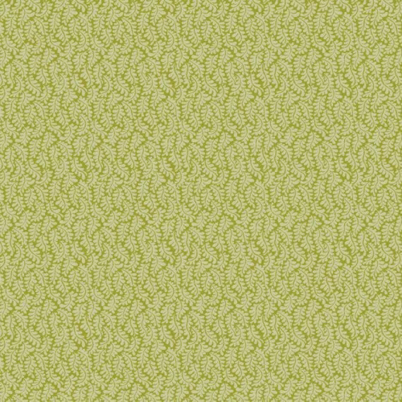 Belle Epoque By Maywood Studio - Green Micro Leaves Blender 9878-G 100% Quilting Cotton Cut Continuously