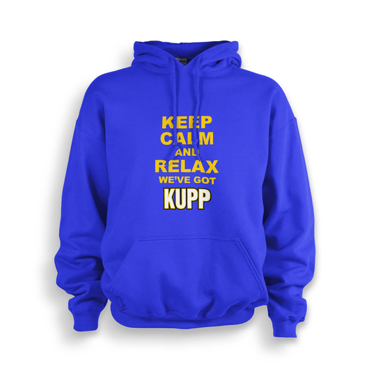 Keep Calm We've Got Kupp Adult Hoodie | Blue | Rams Los Angeles Made To Order With Love