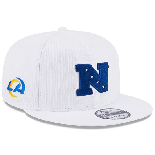 Men's New Era White Los Angeles Rams Pro Bowl 9FIFTY Snapback Hat