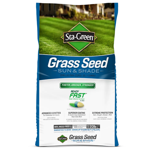 Sta-Green 20-lb Natural Mixture/Blend Grass Seed | PS-SS20