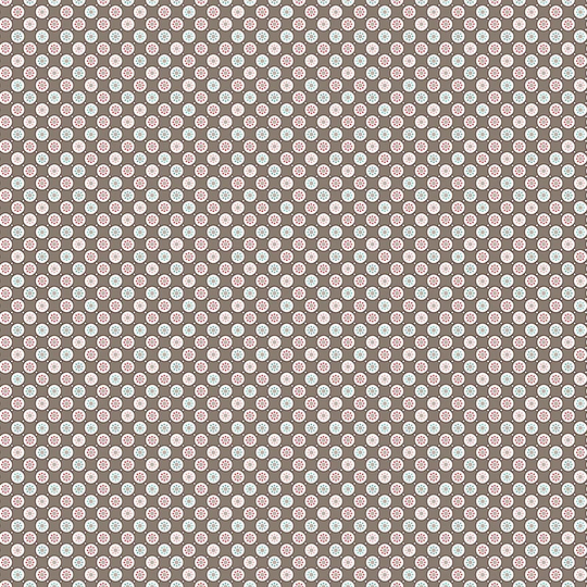 Cook Book Bubbles Fabric Yardage | Designed By Lori Holt For Riley Blake C11767-Pebble