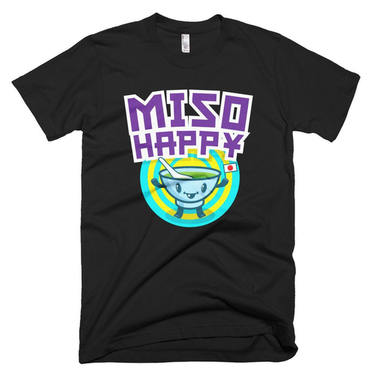 Miso Happy T Shirt - Kawaii Japanese Anime Ramen Shirts