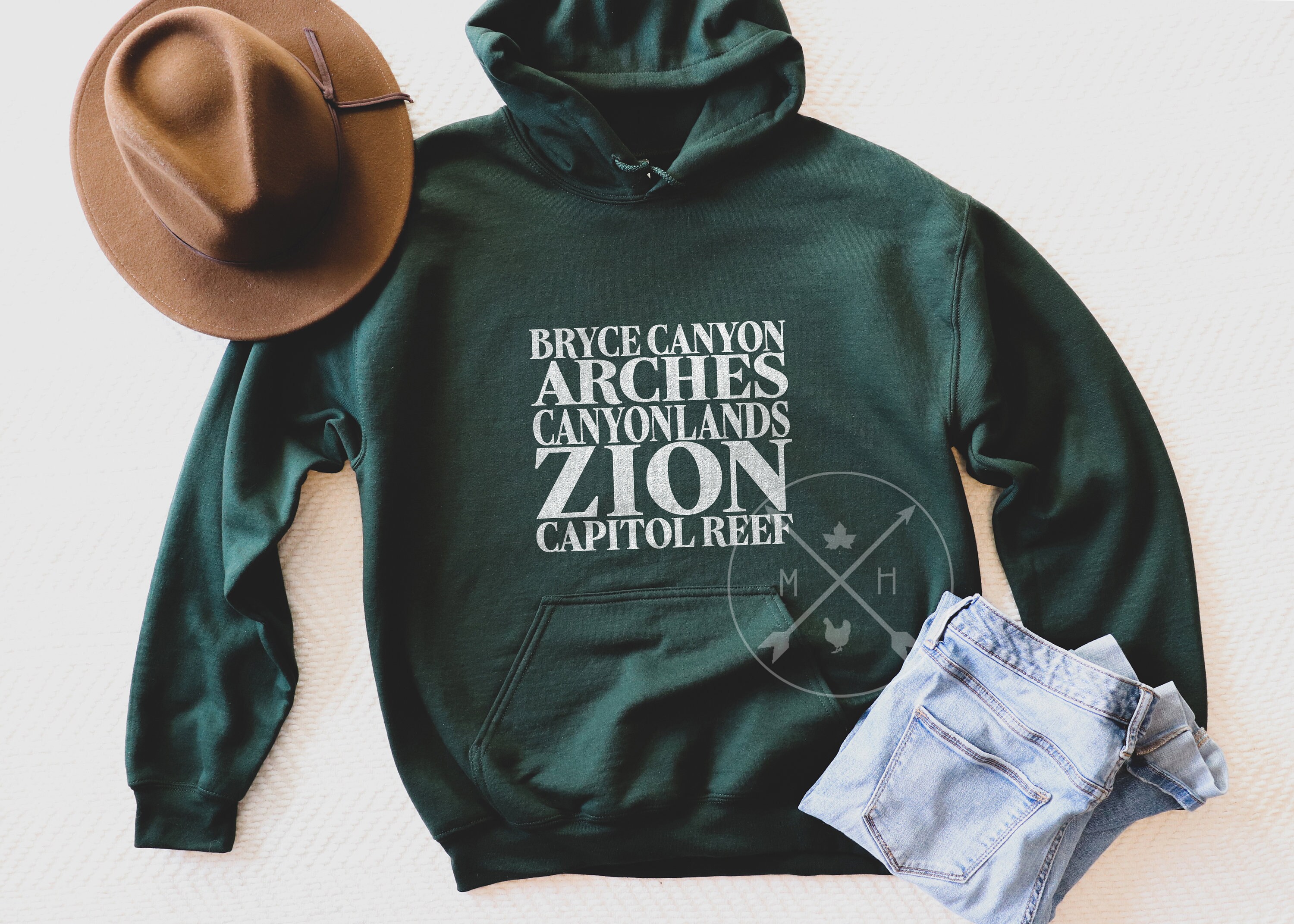 Utah National Park Hoodie | Us Parks Sweatshirt Outdoor Hiking Mountains Adventure Shirt, Zion, Arches, Bryce Gift