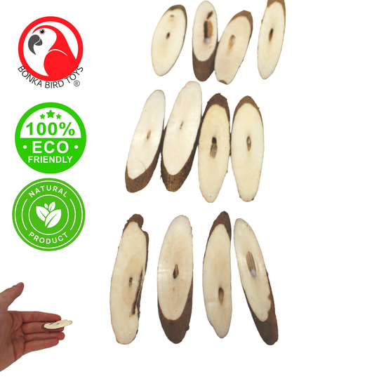 3405 Pk12 Extra Thin Natural Sola Slices Foot Talon Bird Toys