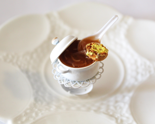 Oignon Soup Ring - Food Jewelry Kawaii Ring French Jewelry Winter Soup Ring-Vegetable