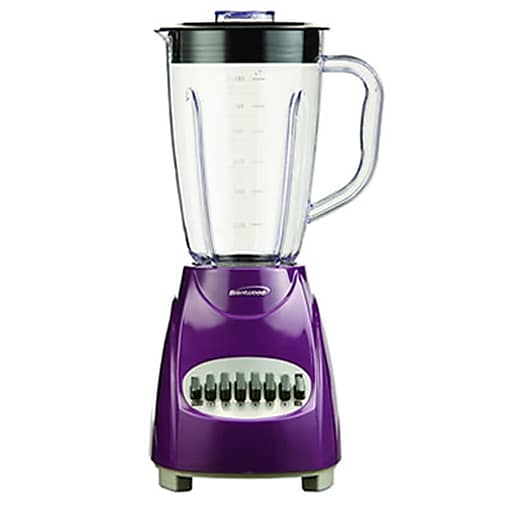 Brentwood 12 Speed Blender With 1.5 Litre Plastic Jar; Purple