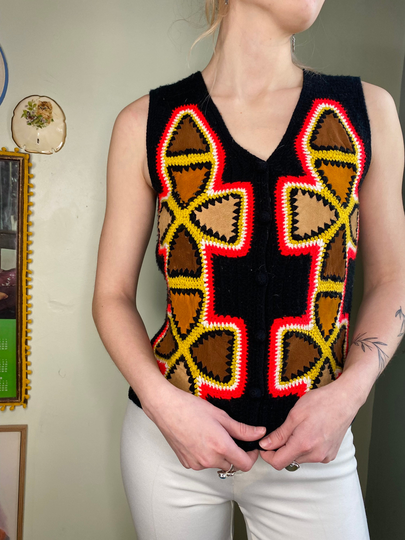 1970S Sweater Vest