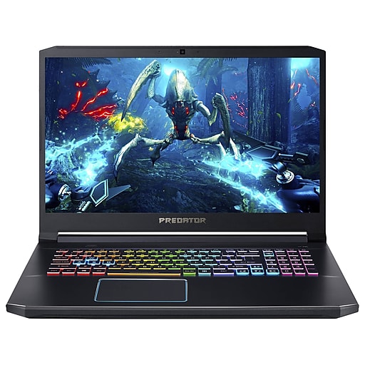 Acer Predator Helios 300 PH317-53-79KB 17.3" Refurbished Notebook, Intel i7 9750H, 16GB Memory, 512GB SSD, Windows 10, Black