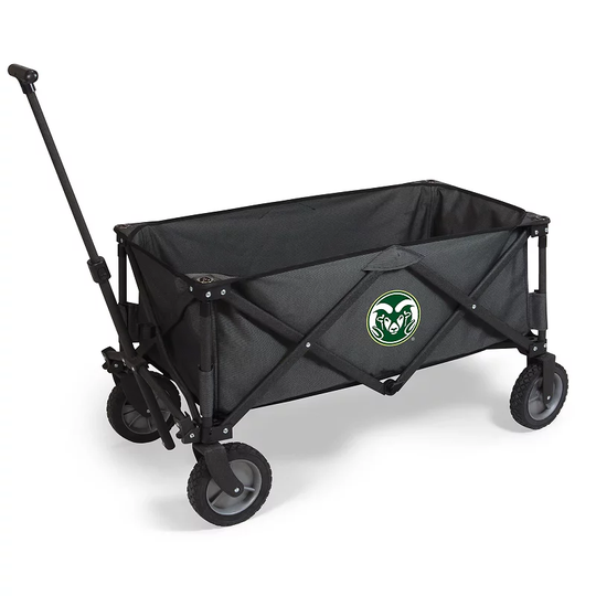 Picnic Time Colorado State Rams Portable Utility Wagon, Grey