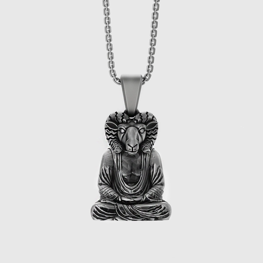 Egyptian God Khnum, Egypt Gods Handmade Spiritual Pendant Men's Women's Necklace Mythological Ancient Historical