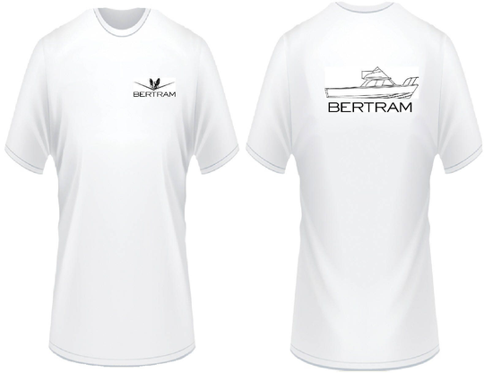 Bertram 31 Line Drawing T-Shirt