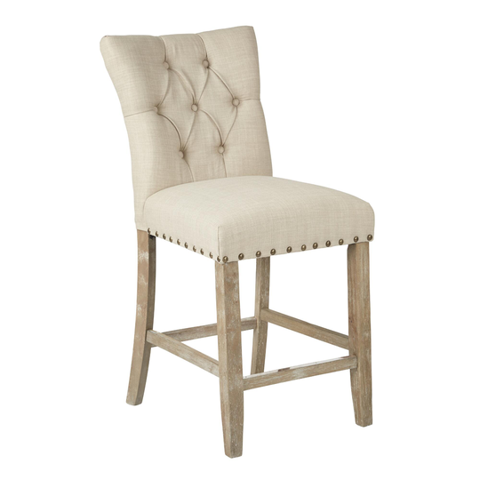 Addison Upholstered Counter Stool Set of 2: Natural by World Market