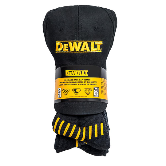 DEWALT Men's Cotton Blend Work Socks (Size 8 To 12) | DXSC130
