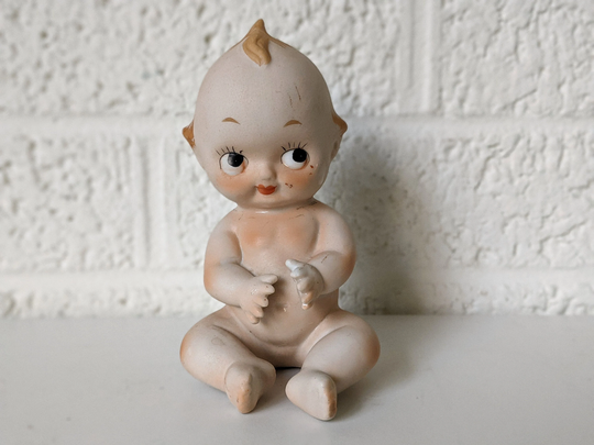 Vintage Bisque Kewpie Doll Figurine | Cupid Cupie F 107