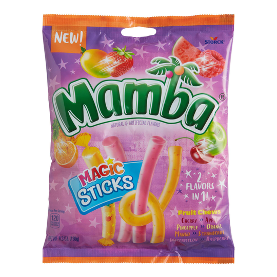 Mamba Magic Sticks Chewy Candy Set Of 6 by World Market