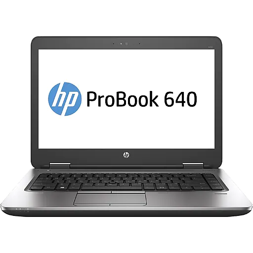 HP ProBook 640 G2 14" Refurbished Laptop, Intel Core i5, 16GB Memory, 256GB SSD, Windows 10 Pro (051791291245)