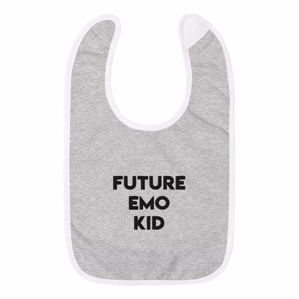 Future Emo Kid Baby Bib