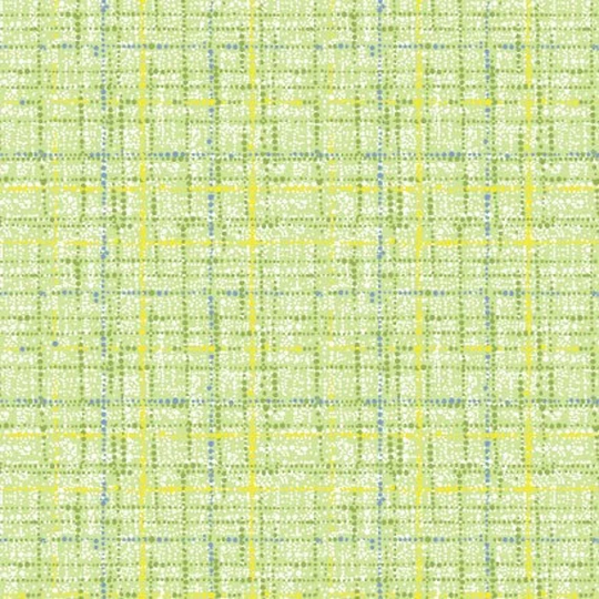 Coco ~ Lime Textured Grid Blender Cotton Fabric, Michael Miller 100% Green Lime Green Coco Fabric