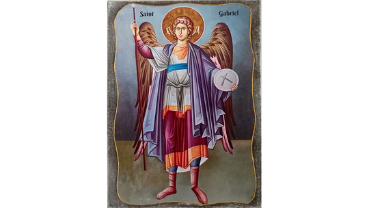 Archangel Gabriel, Saint Gabriel Icon, The Archangel, Man Of God, St Byzantine Christian Gifts For Friends