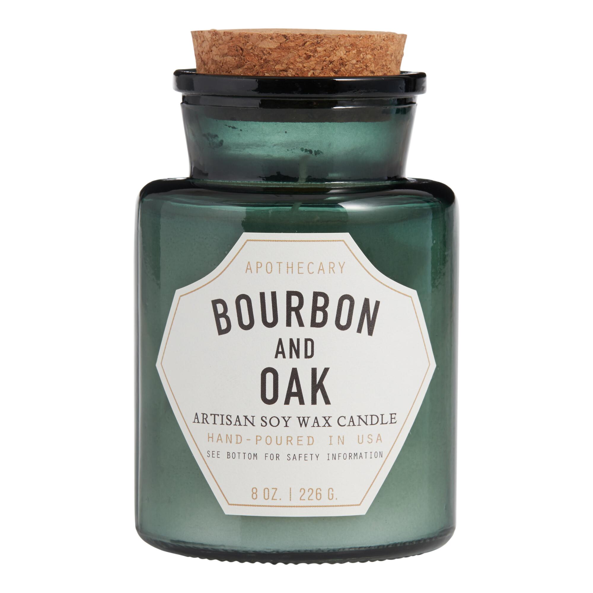 Paddywax Bourbon And Oak Old Fashioned Scented Candle: Green by World Market