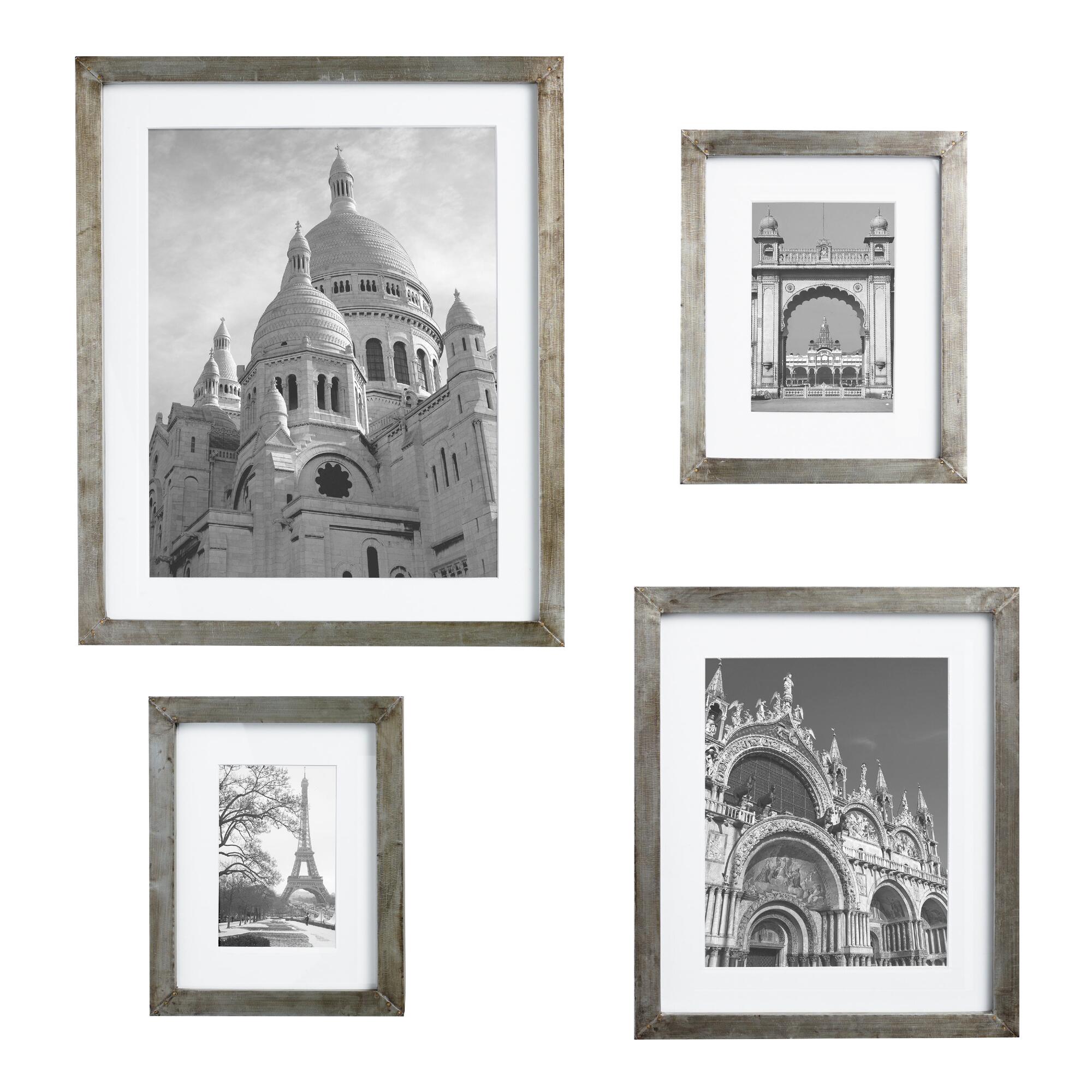 Antique Zinc Metal Clad Wall Frame: Metallic by World Market