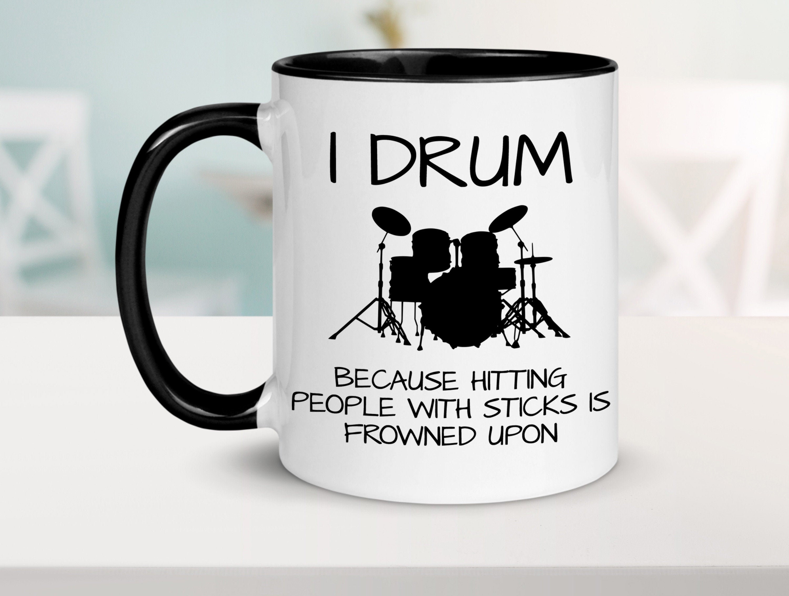 Drummer Mug, Coffee Gifts, Gift For Drummer, Funny Gift, Presents, Cup, Cup