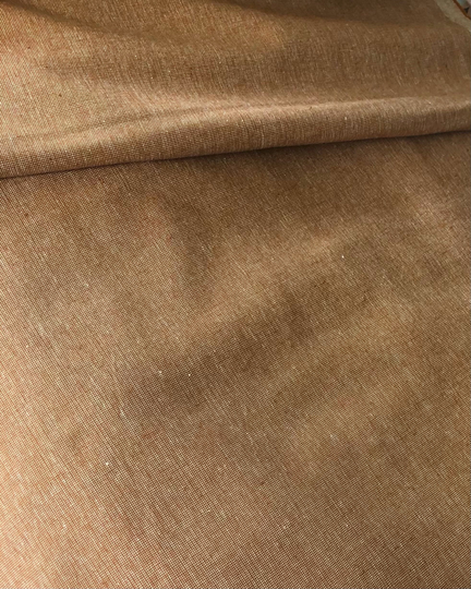 Roasted Pecan Essex Yarn Dyed Homespun, Robert Kaufman Fabrics, Quilting Cotton, Fabric Yardage, Apparel Fabric, Linen Cotton Blend