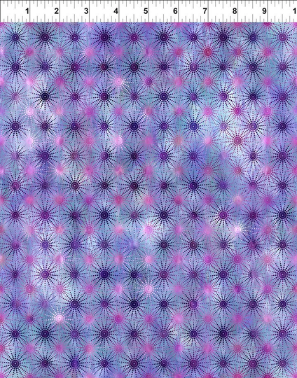 Unicorns Geometric Pink & Purple Star Blender Fabric By The Yard From in The Beginning Fabrics/Yardage Fat Quarters Available