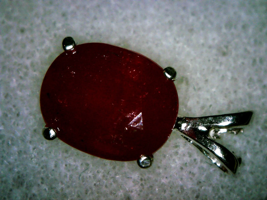 Beautiful Songea Orange Padparadscha Sapphire Pendant