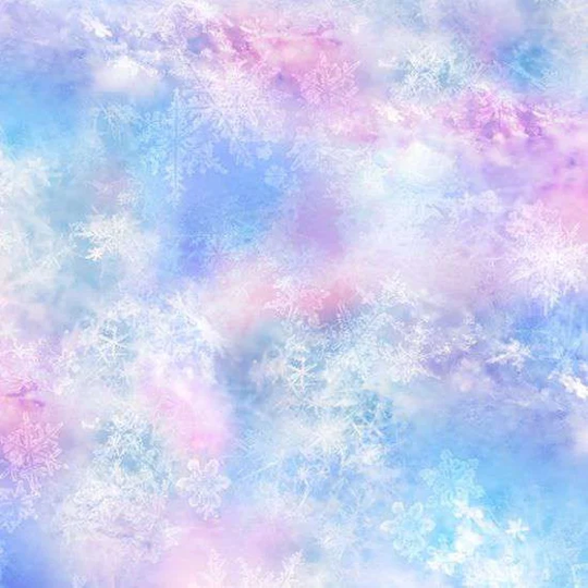 Winter Bliss Iridescent Blue Blender Fabric By Hoffman/Cotton Tonals Colorwall Support Essential Basics Yardage & Fat Quarters