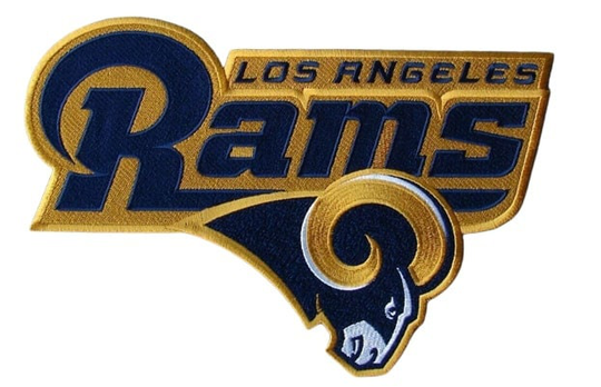 Los Angeles Rams Embroidered Iron On Patch
