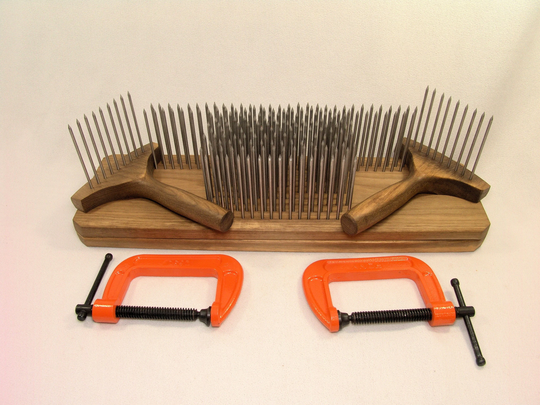 May Queen Custom Blending Hackle/Retting Table & Viking Comb Set