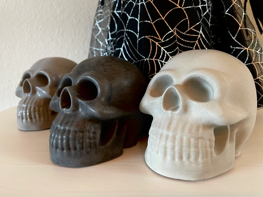 Concrete Skeleton | Halloween Decor Minimalist