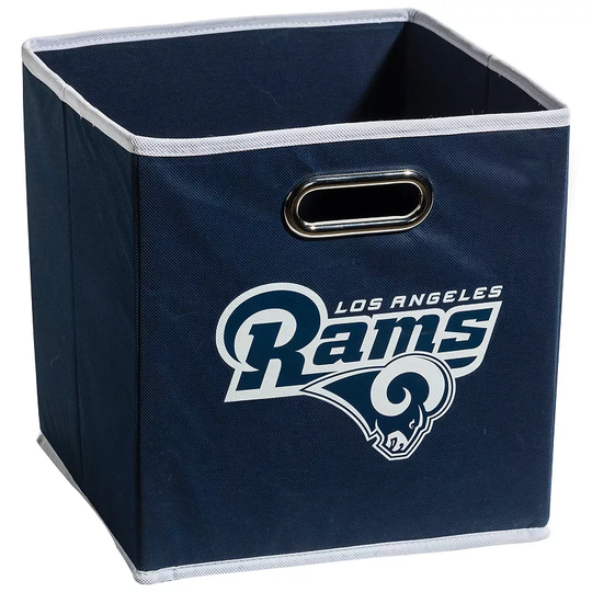 Franklin Sports Los Angeles Rams Collapsible Storage Bin, Team