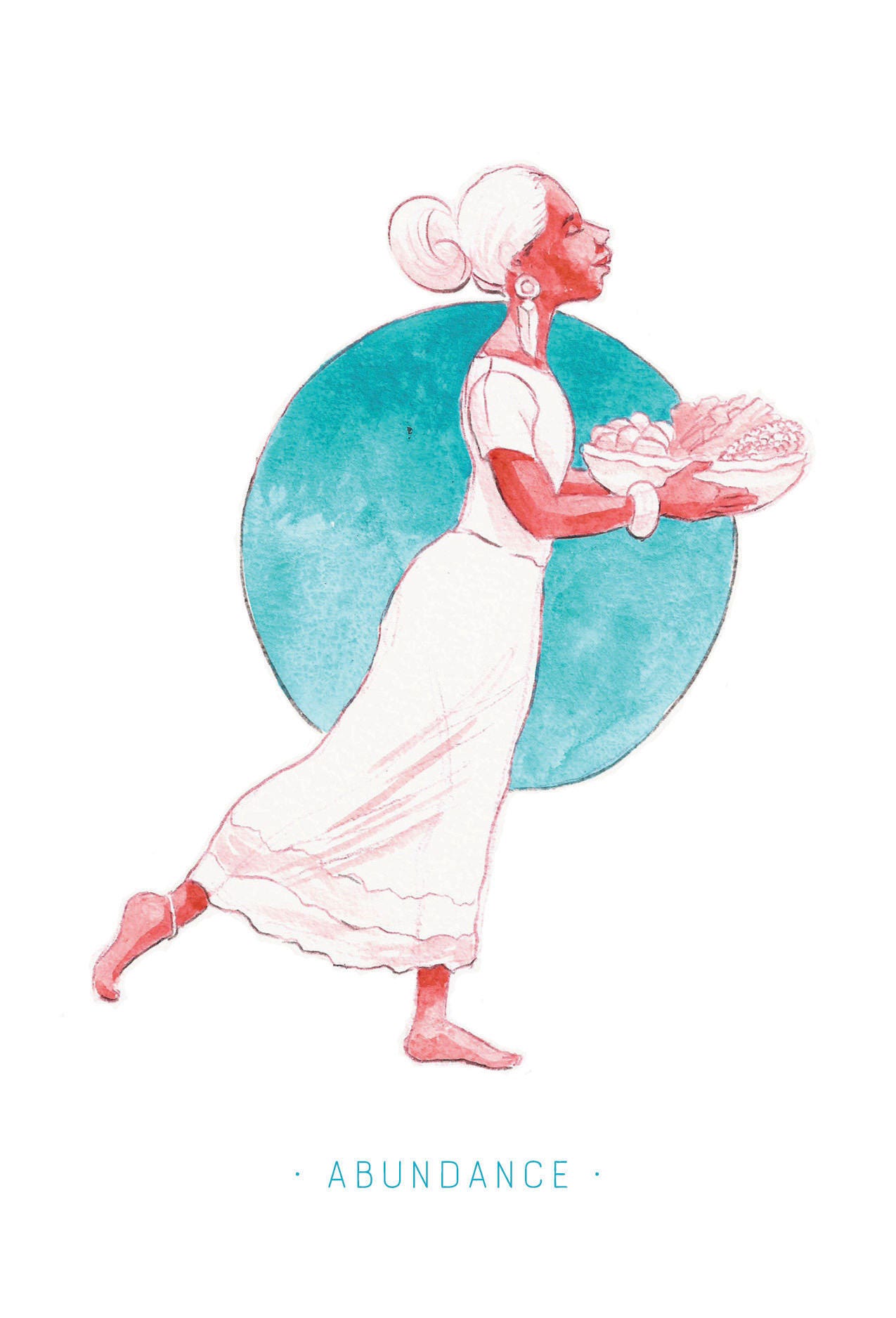 Abundance Post Card I Hand Illustrated Black History Month